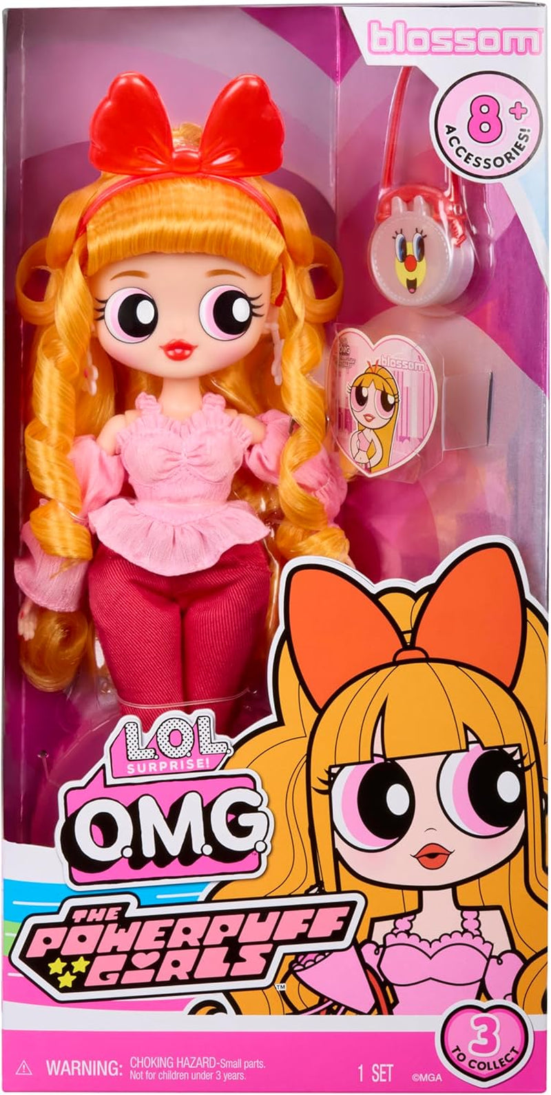 L.O.L. Surprise! OMG The Powerpuff Girls Puppe - Blossom - Enthält 1 Modepuppe, Inklusive Outfit und Accessoires, 3 zum Sammeln