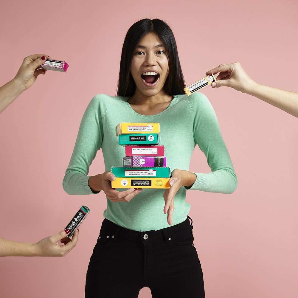 Nuggela & Sulé Haarspülungsampullen erhöhen die Haardichte und -stärke. Nuggela Haarpflege