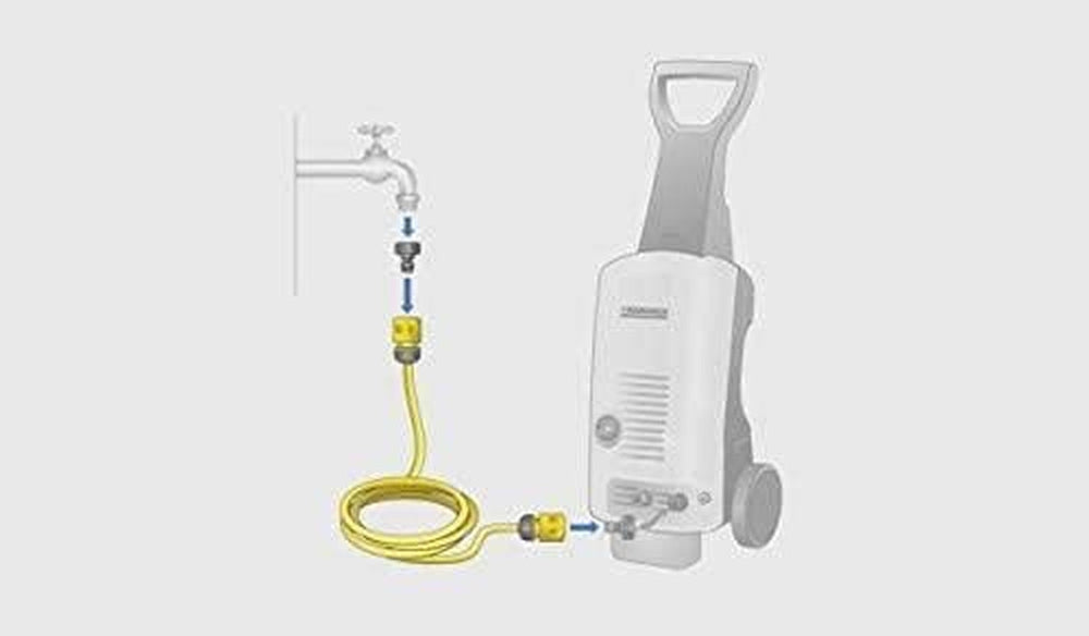 Cuplaj furtun Kärcher 2.645-194.0 (Universal Plus, cu Aqua Stop) negru, mic