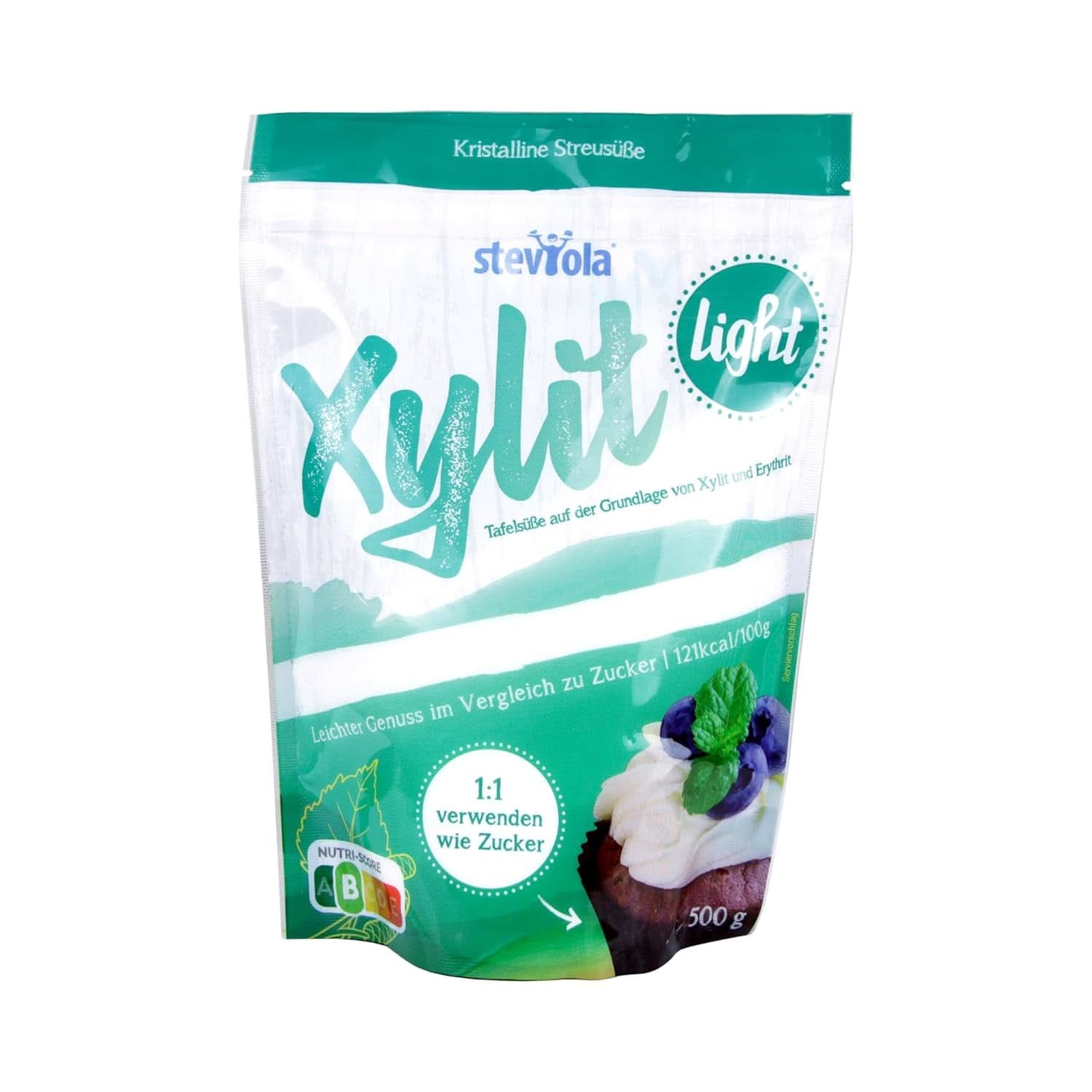 Steviola | Stevia-Süßstoff | Kalorienfreier Süßstoff, 300 Gramm Süßstoffe Naty Shop Xylit Light 500 Gramm