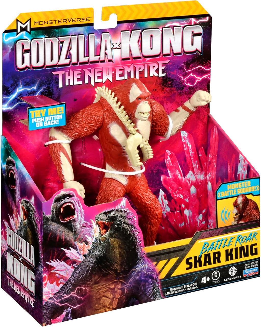 Godzilla X Kong: New Empire Battle Roar Skarking, Figuri de acțiune, 17 cm Action figures Naty Shop