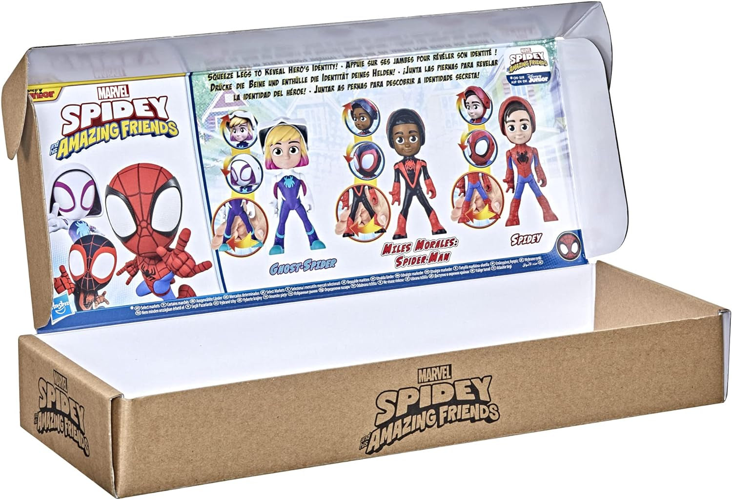 Hasbro Spidey and His Amazing Friends Masked Heroes Multipack, figuri de acțiune înalte de 10 cm, pentru copii cu vârsta peste 3 ani F1486 Action figures Naty Shop