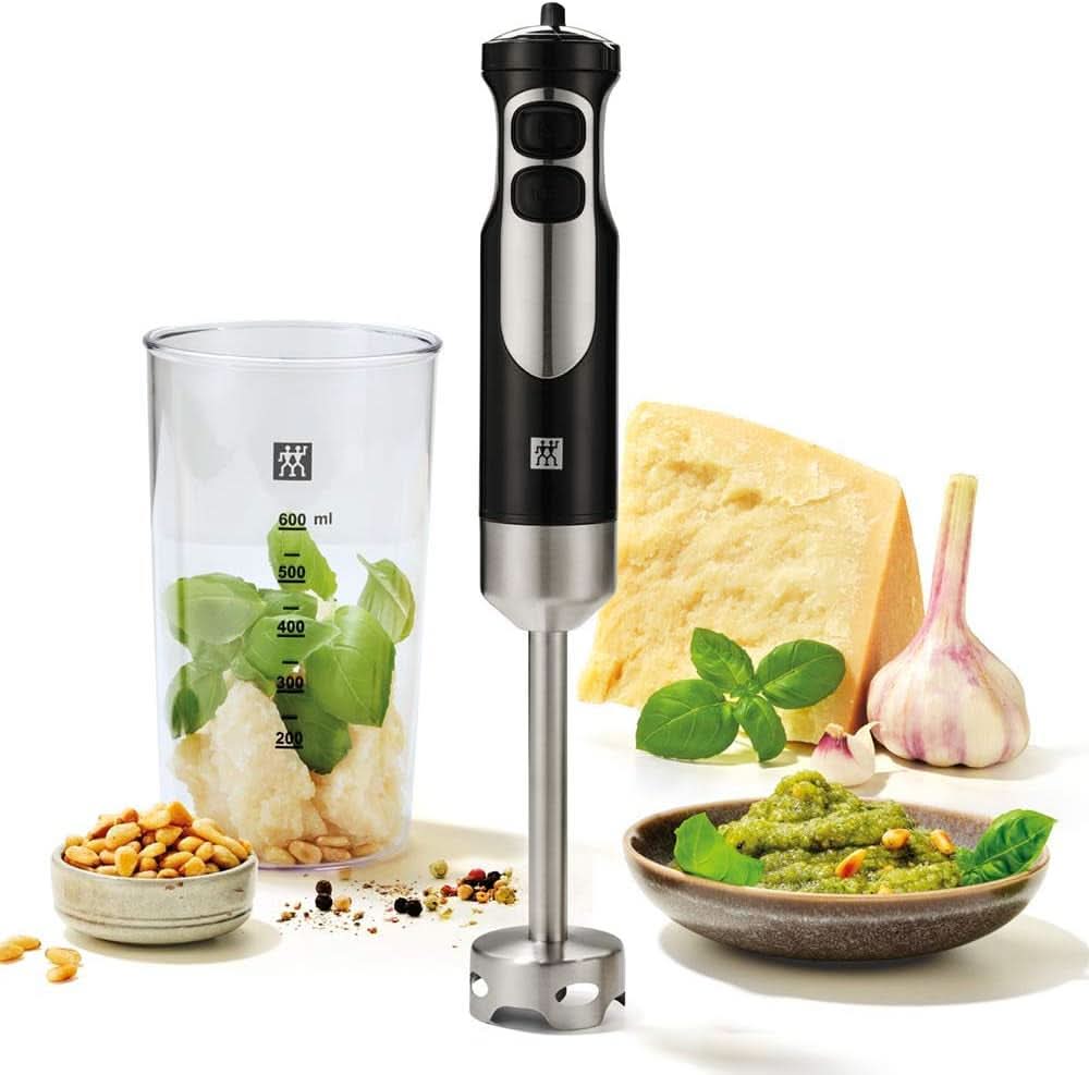 ZWILLING Standmixer, inkl. 600 Messbecher, 550 Watt, 18/8 Edelstahl, Edelstahl/Schwarz Mutter und Kind Naty Shop