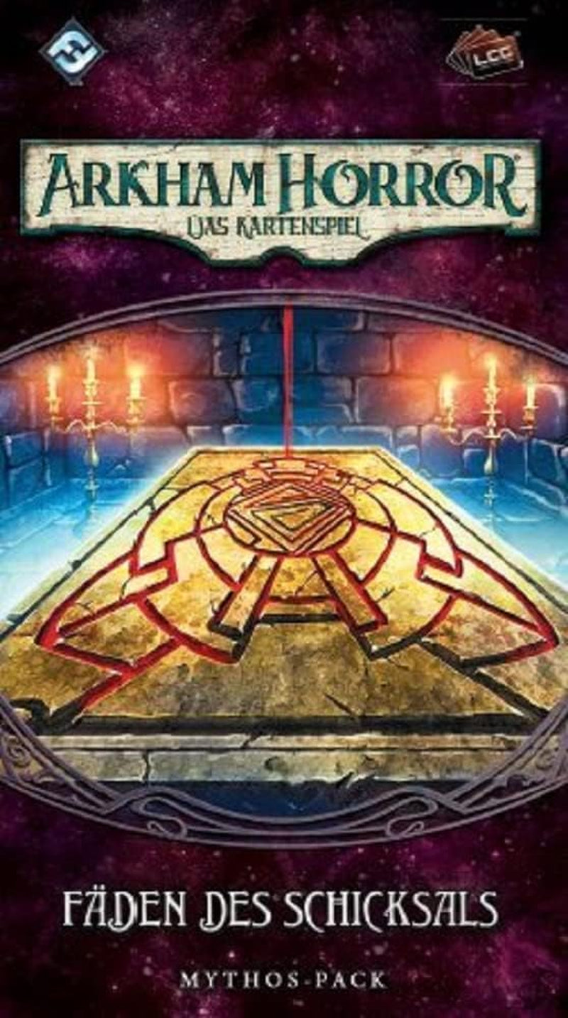 Fantasy Flight Games, Arkham Horror: LCG, Joc de bază, Joc pentru experți, Joc de cărți, 1-4 jucători, Vârste 14+, 45+ minute, Germană, Multicolor, Colorat