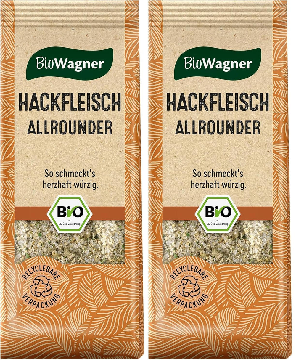 BioWagner - Bio Ras el Hanout, Gewürzmischung für orientalische und arabische Gerichte, ideal für Couscous, Tajine oder Hummus, naturbelassene Bio-Zutaten, recyclebare Verpackung, 50 g