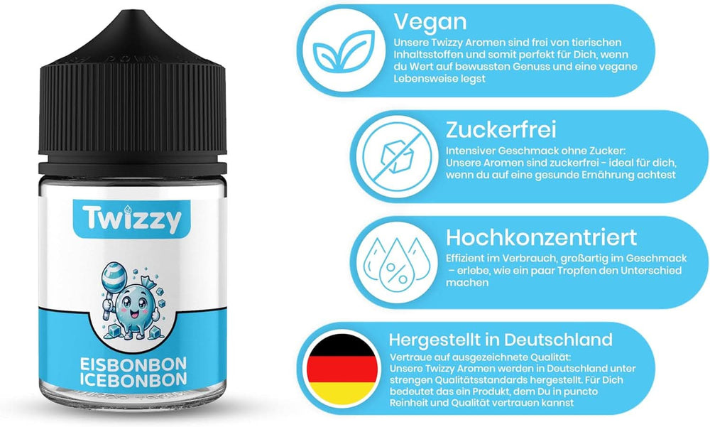 Twizzy Concentrated Ice Candy Aroma, 60 ml Aromen Naty Shop