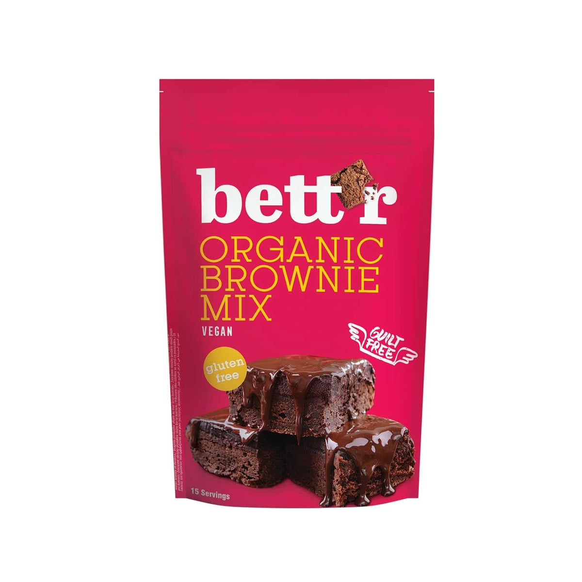 Bettr Organic Brownie Mix – Bio-, vegane und glutenfreie Brownies mit reichhaltigem Kakaogeschmack, 6 x 400 Gramm Kitchen Naty Shop