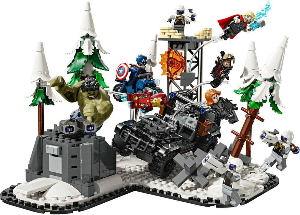 LEGO Marvel Avengers Assemble: Age of Ultron, Bau- und Spielset mit 8 Minifiguren von Superhelden wie Thor, Hulk und Iron Man, Bauspielzeug für Jungen und Mädchen, Abenteuerset 76291 Bausets Besuchen Sie den LEGO-Store
