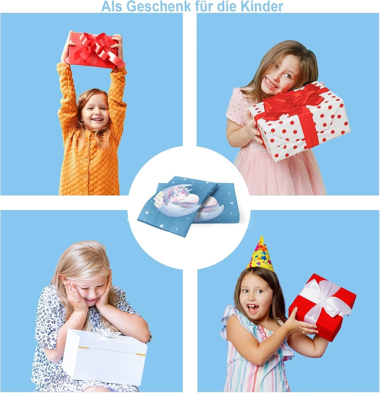 Bettwäsche für Kinder, Unicorn Soft, Mikrofaser Bettwäsche - Kinder Naty Shop