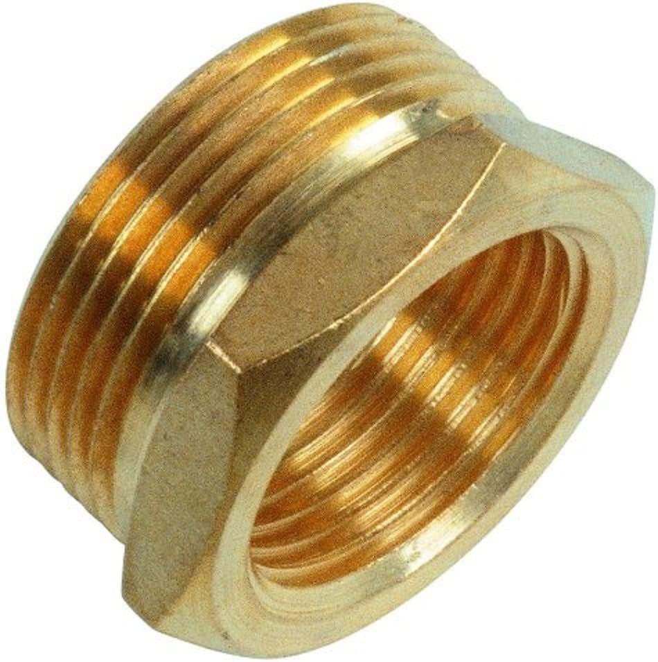 MEISTER Racord filetat din alamă, filet interior simplu "x filet exterior 1 1/4" - rezistent la coroziune și durabil - prelucrare precisă / Racord țeavă / Racord / FLOR92825