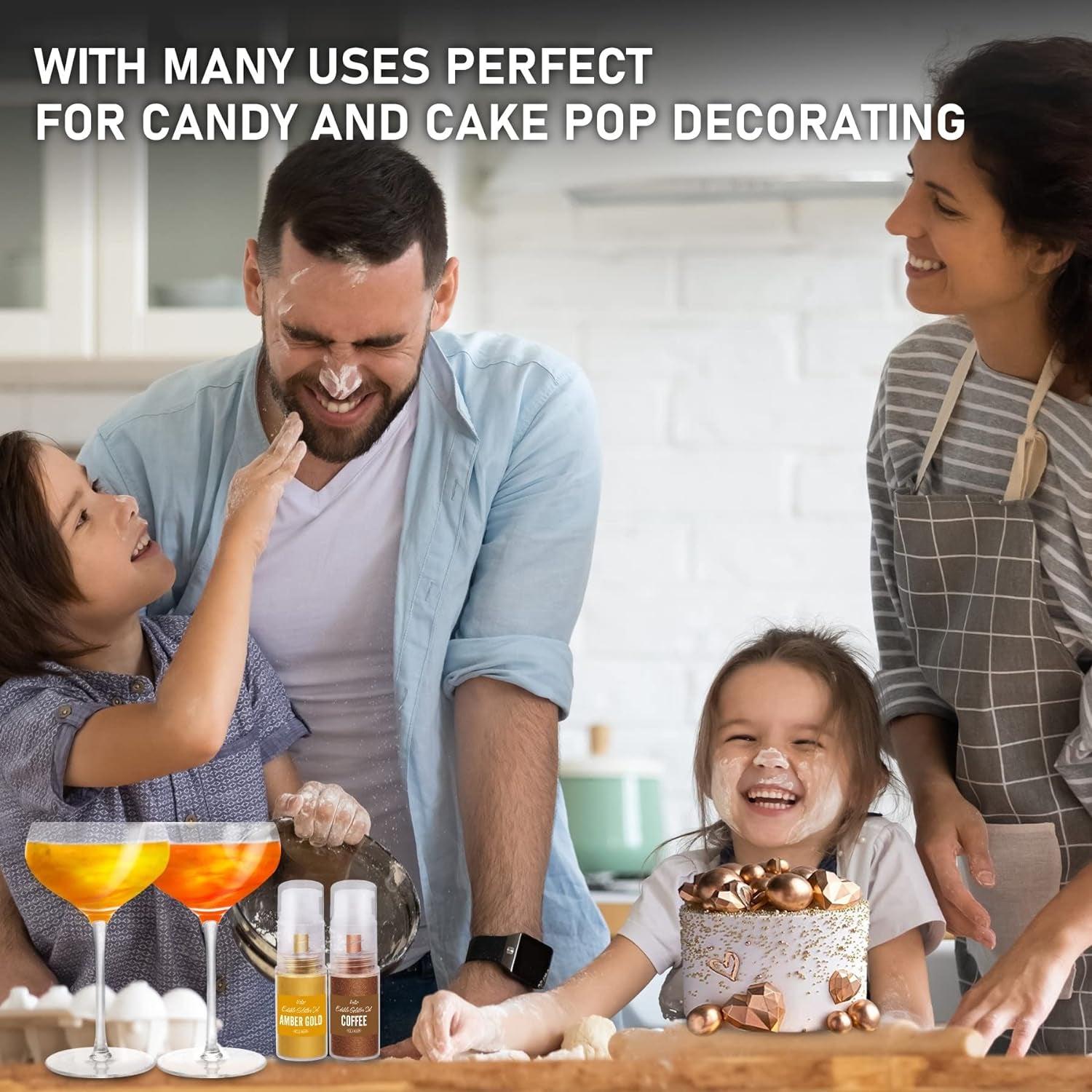 Spray cu sclipici comestibil - 22G sclipici alimentar, pudră cu sclipici comestibilă pentru băuturi, decorațiuni tort, macaroane - pudră cu sclipici colorant alimentar, sclipici comestibil pentru cocktailuri, brioșe (roz)