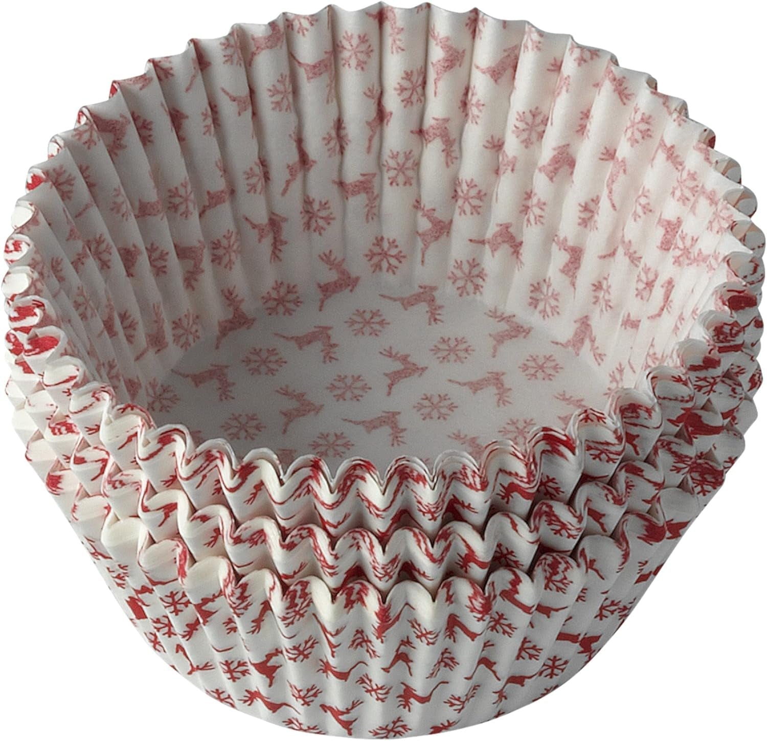 Original Kaiser Inspiration Muffinform-Set 2-Teilig, Muffinblech Mit Xmas Papierbackförmchen Für 12 Muffins, 38 X 27 Cm, Cupcake Form Antihaftbeschichte, Schwarz Formen und Backbleche Naty Shop