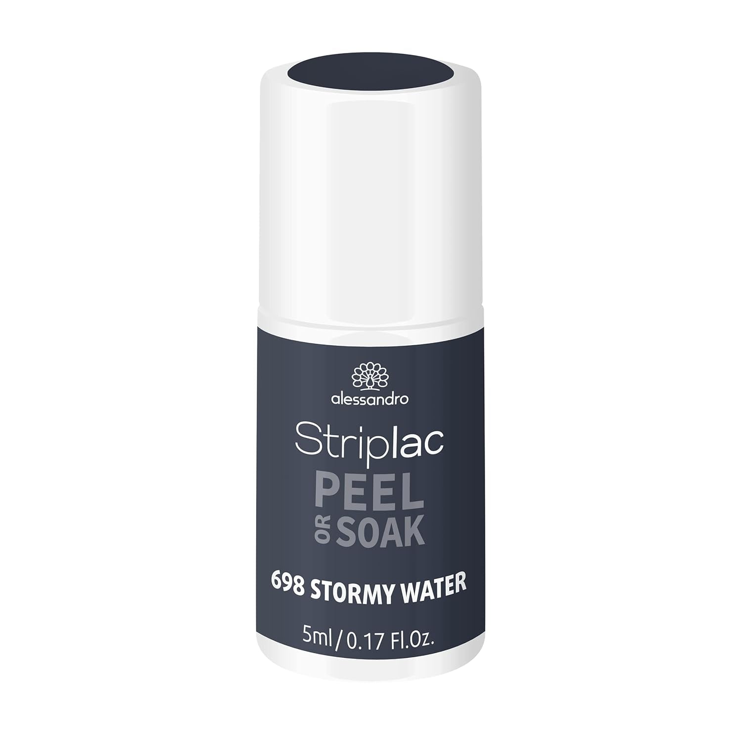 alessandro Striplac UV-Nagellack Flat White – Schonend und langanhaltend – Einfache Entfernung dank Peel-Off-Technologie – Vegan und tierversuchsfrei – 8 ml