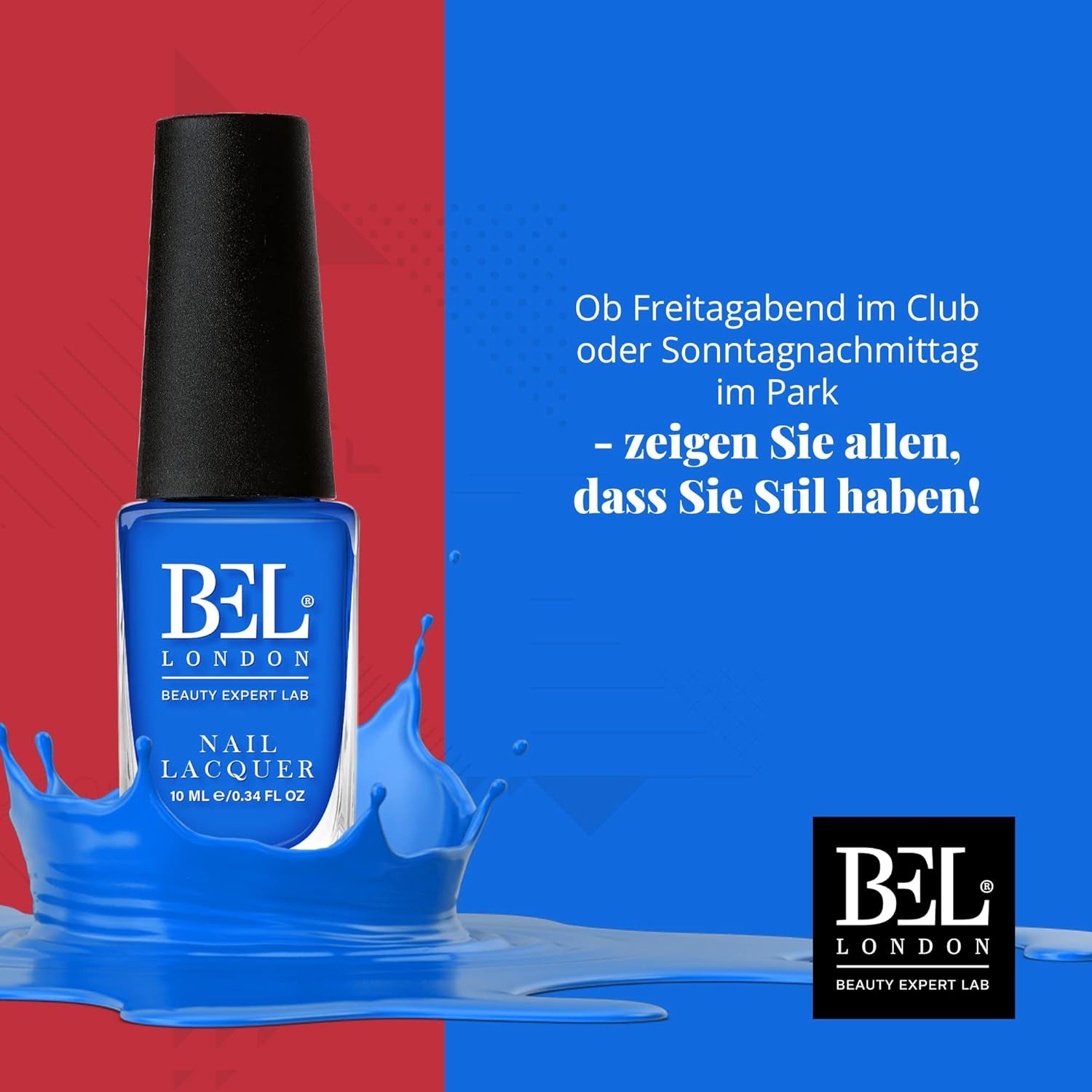 Bel London Urban Legend - Set de ojă cu uscare rapidă - Set de ojă non-toxice, ecologice și normale, fără lumină UV, pentru o manichiură perfectă acasă, 6 culori