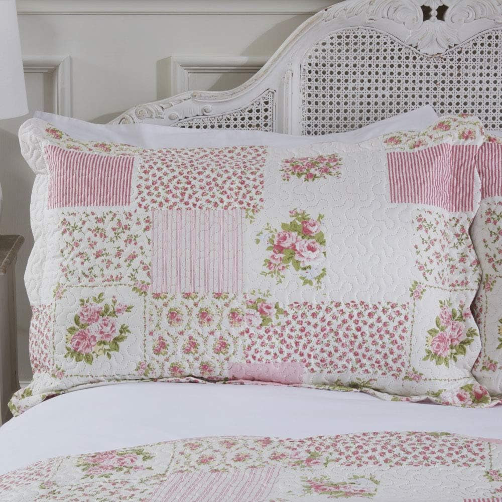 Emma Barclay, Cotswold-Tagesdecke aus 100 % Polyester für Einzelbetten, Rosa, Rosenbetten und Decken Emma Barclay