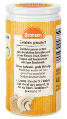 Ostmann Gewürze - Zwiebeln granuliert | Zwiebelpulver zum Würzen herzhafter Gerichte | 40 g in recyclebarer Dose