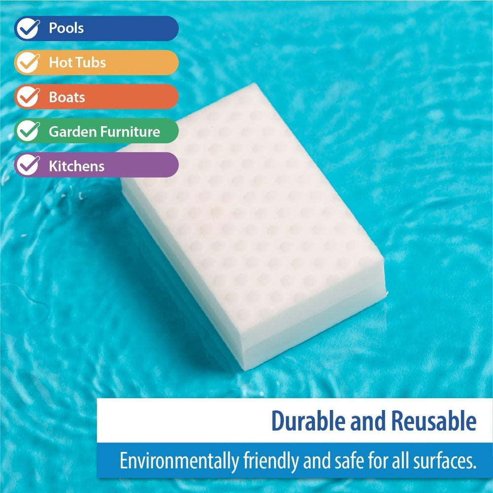Burete de curățare Miracle Pad pentru piscină și spa, alb, 3 bucăți