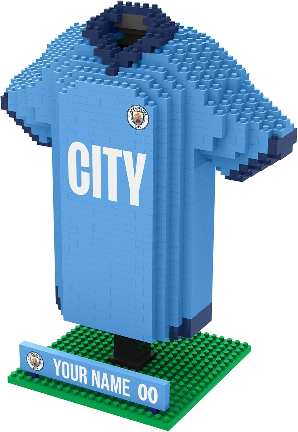 FOCO Offizielles Lizenzprodukt FC Barcelona Personalisiert BRXLZ Schreibtisch Hemd 3D Bricks Building Konstruktionsspielzeug