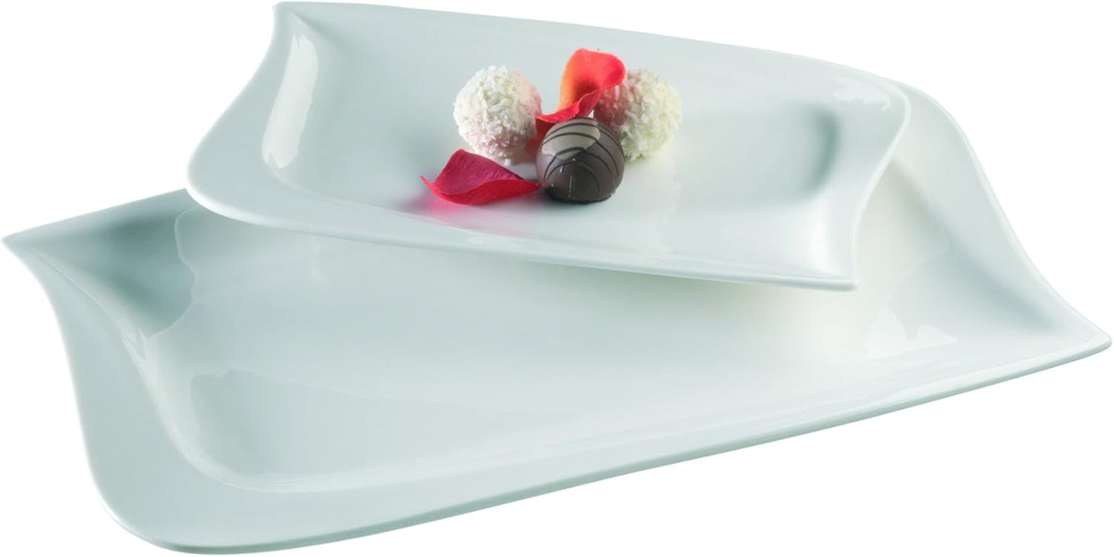 Mäser La Musica-Serie, kombiniertes Service, Porzellangeschirr-Sets Naty Shop Set mit 2 Serviertellern