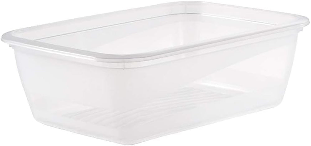 Keeeper set de 3 borcane pentru păstrarea alimentelor, 3 x 1,25 l, 20,5 x 15,5 x 6,5 cm, Fredo Fresh, albastru transparent Cutii depozitare alimente Naty Shop