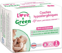 Love & Green, Windeln für Kinder, hypoallergene Windeln für Mutter und Kind Naty Shop