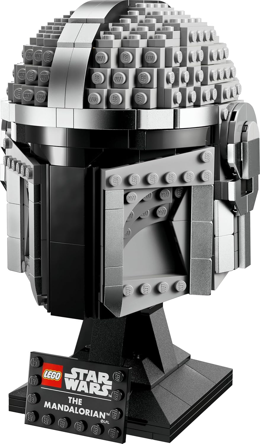LEGO Star Wars Mandalorianer Helm Modell, Sammlerstück Zimmer-Deko und EIN tolles Geschenk für Erwachsene, Bausatz, Männer, Frauen, Mama, Papa, Sammler-Geschenkidee 75328