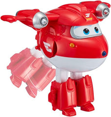 Auldey EU740283 Super Wings Transformer Figur JETT Supercharge 12 cm, farbige Actionfiguren Naty Shop