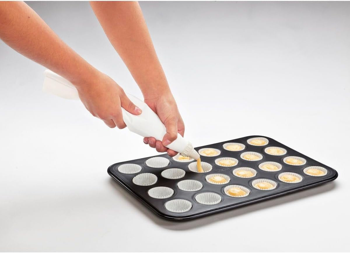 Zenker 6541 Black Metallic 24Er Mini-Muffinform – Antihaftbeschichte Für Perfekte Mini-Muffins, Ø 4,5 cm, ​​Made in Germany Formen und Backbleche Naty Shop