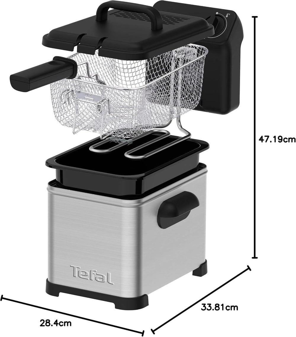 Tefal Family Pro Access 4.0L, 3000 Watt, semiprofessionell, mit Öl, abnehmbarer Öltank, Kühlzonen-Technologie Haushaltsgeräte Naty Shop