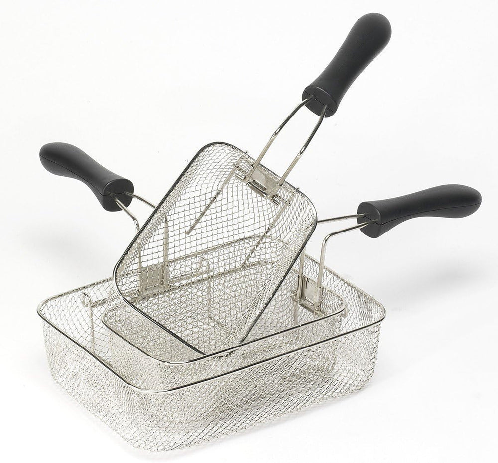 Ölfritteuse Bestron XL mit 3 Frittierkörben, inklusive Kaltzonentechnik und herausnehmbarem Ölbehälter, 4 Liter, 2000 W Haushaltsgeräte Naty Shop