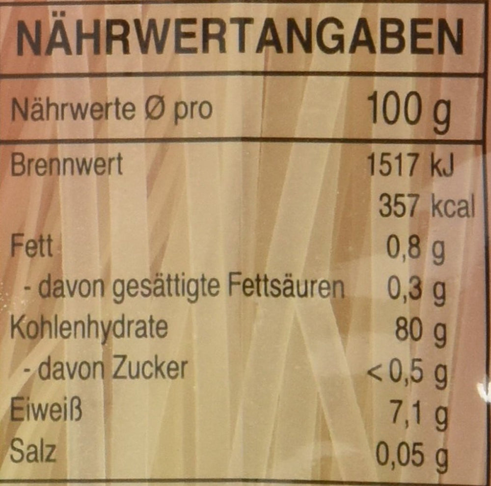 Aroy-D Reisnudeln, glutenfrei, 3-mm-Packungen (1 Packung x 375 g)