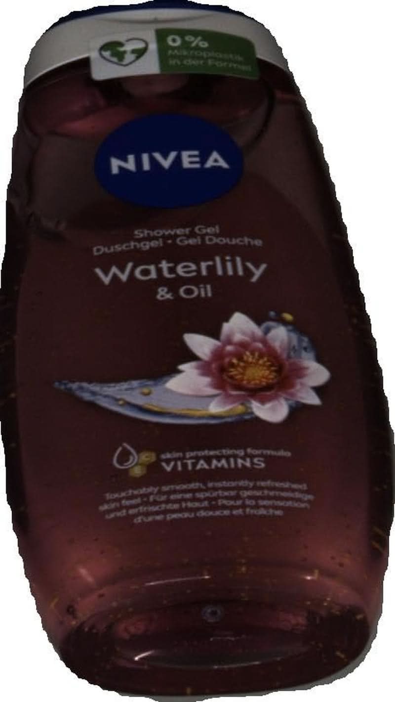 NIVEA Waterlily & Oil, Gel de duș cu parfum proaspăt de nufăr, pH neutru, 250 ml Duș și baie Naty Shop