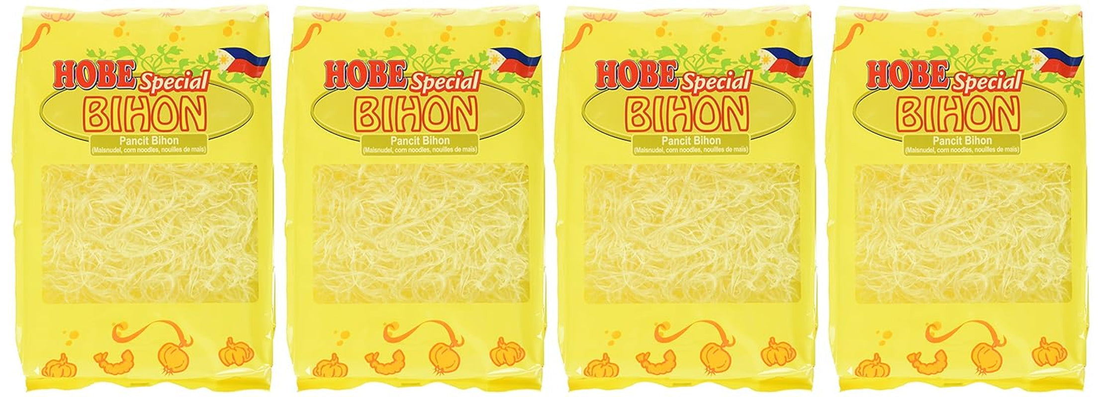 Pancit Bihon Nudeln, 4er Pack (Packung à 4 x 227g)