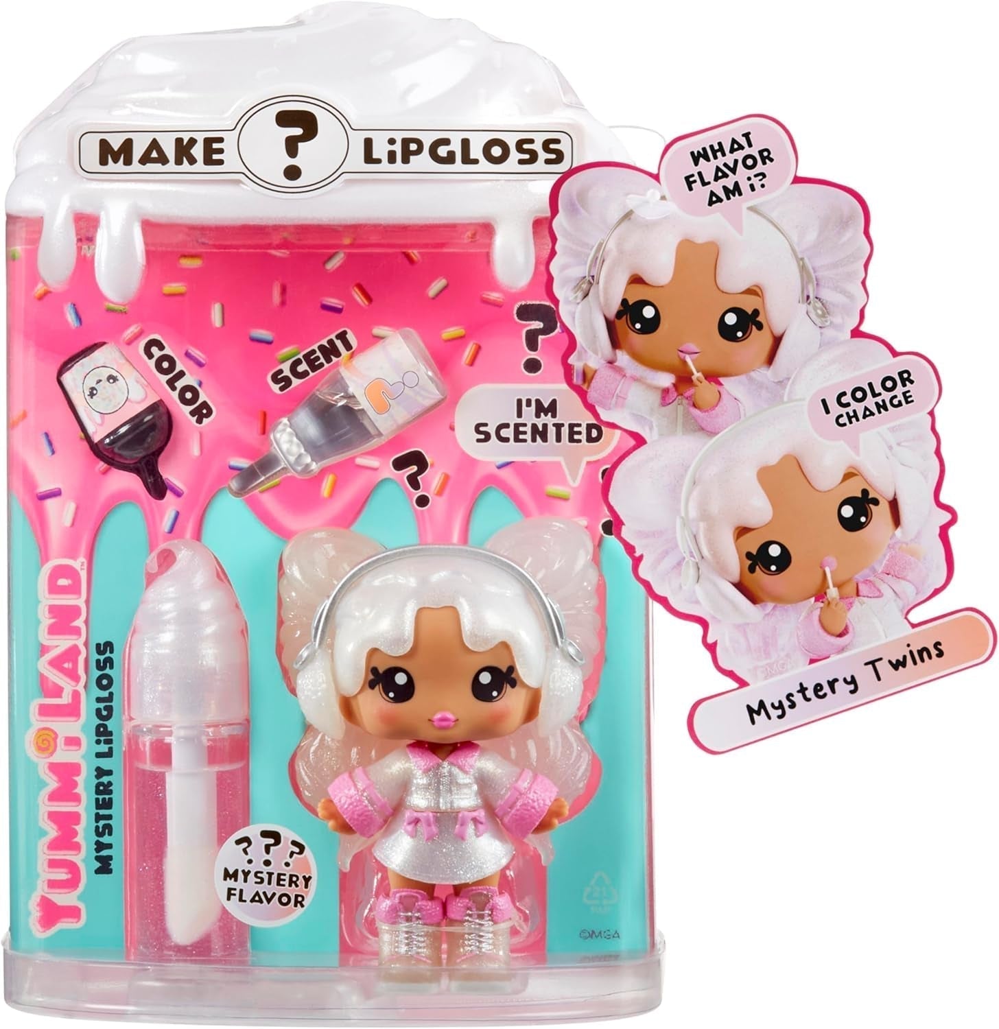 Yummiland Mystery Chase Lipgloss-Puppe – inklusive DIY-Lipgloss-Set, geeignet für Kinder ab 4 Jahren. Naty Shop Mysery Chase Dolls Serie 2