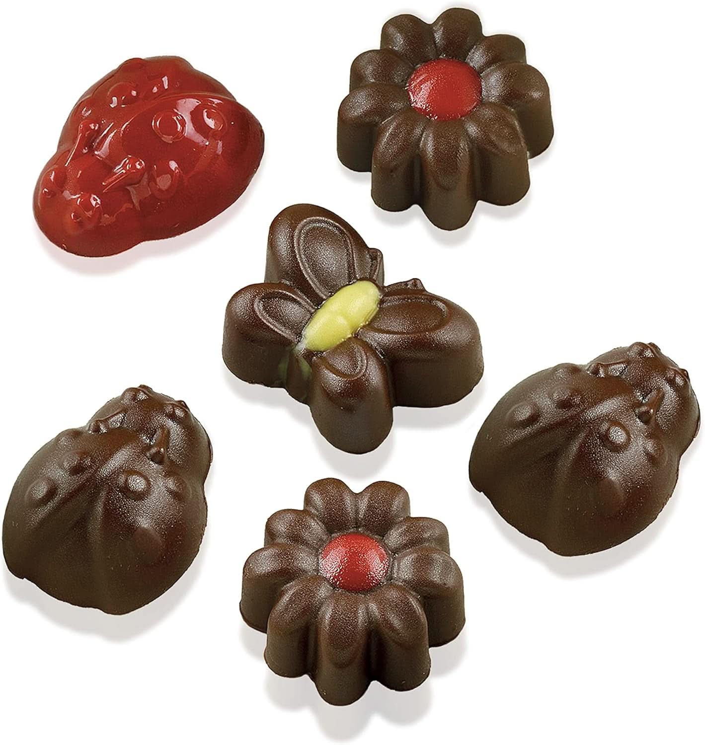 Silikomart 199199, Form für Schokolade, Frühlingsmodell, 15 Pralinen, Brown Kitchen Naty Shop