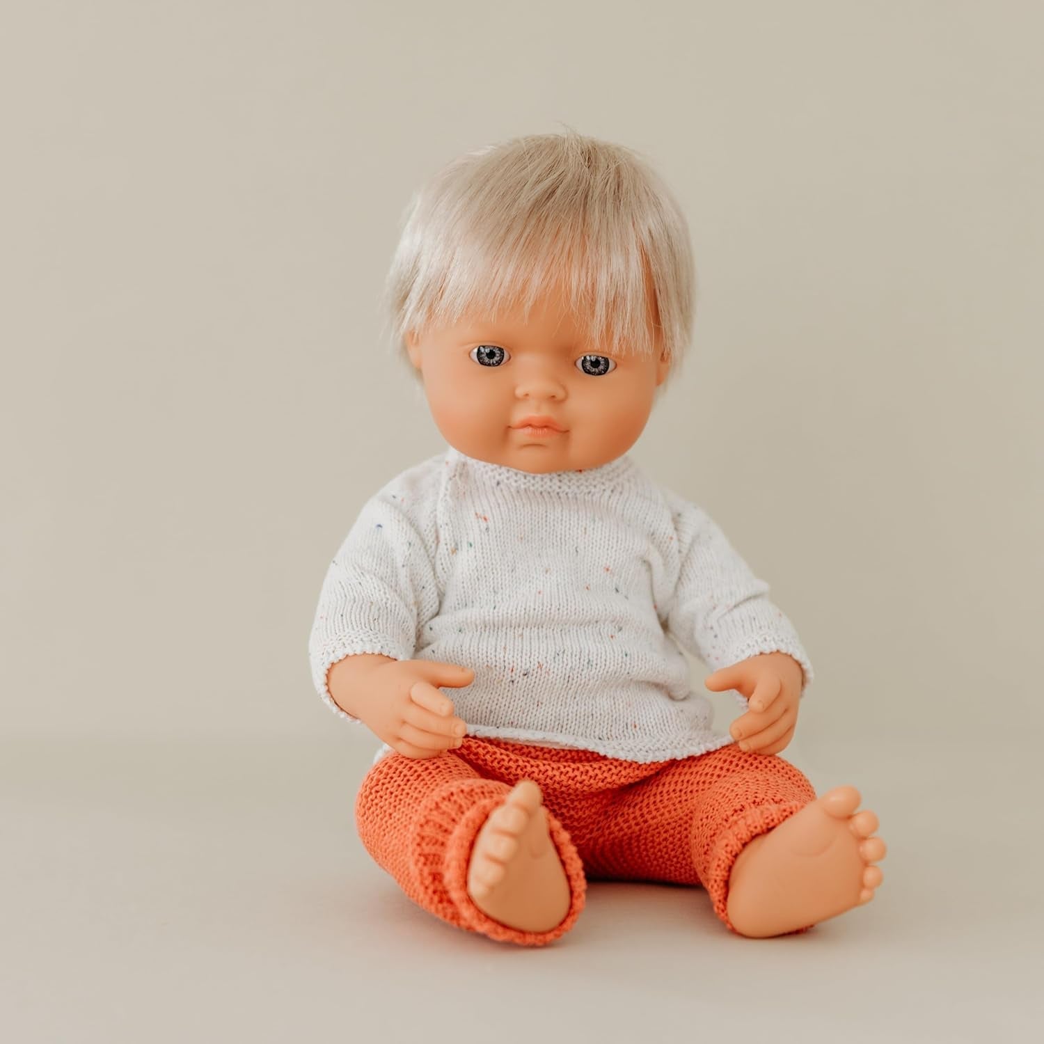 Miniland Babypuppe europäischer Junge 38cm-31051