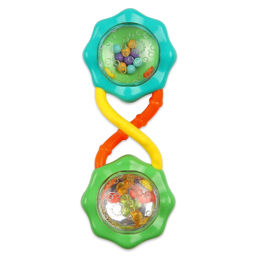 Set cadou Bright Starts Little Shakers cu 6 piese - Zornăitoare și jucării de dentiție pentru bebeluși, fără BPA, ușor de prins, unisex, pentru nou-născuți+