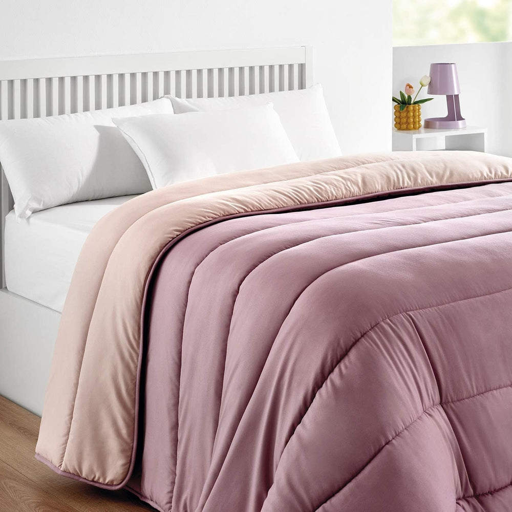 Pikolin Home - Wendedecke 300 G - Zweifarbige nordische Füllung - Für Bett 90 - bequem, warm, atmungsaktiv, grün, 150 x 220 cm Steppdecken und Steppdecken Naty Shop