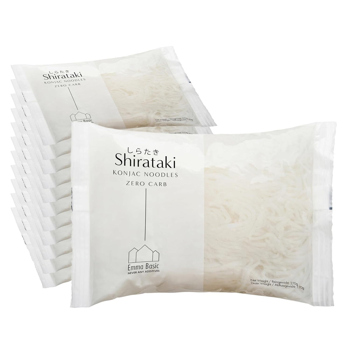 - Shirataki-Konjak-Nudeln 12x270g | Vegan | Glutenfrei
