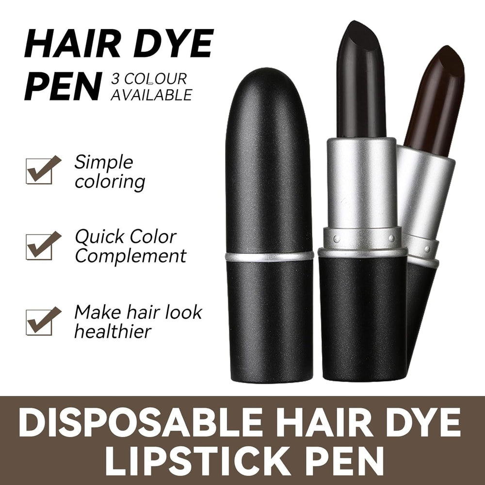 Stick de culoare a părului Culoare temporară a părului Vopsea de ruj pentru păr, Vopsea temporară de ruj pentru păr Vopsea de culoare albă Acoperirea părului DIY Machiaj Stick Vopsea de păr Negru Brown Vopsea pentru par Naty Shop
