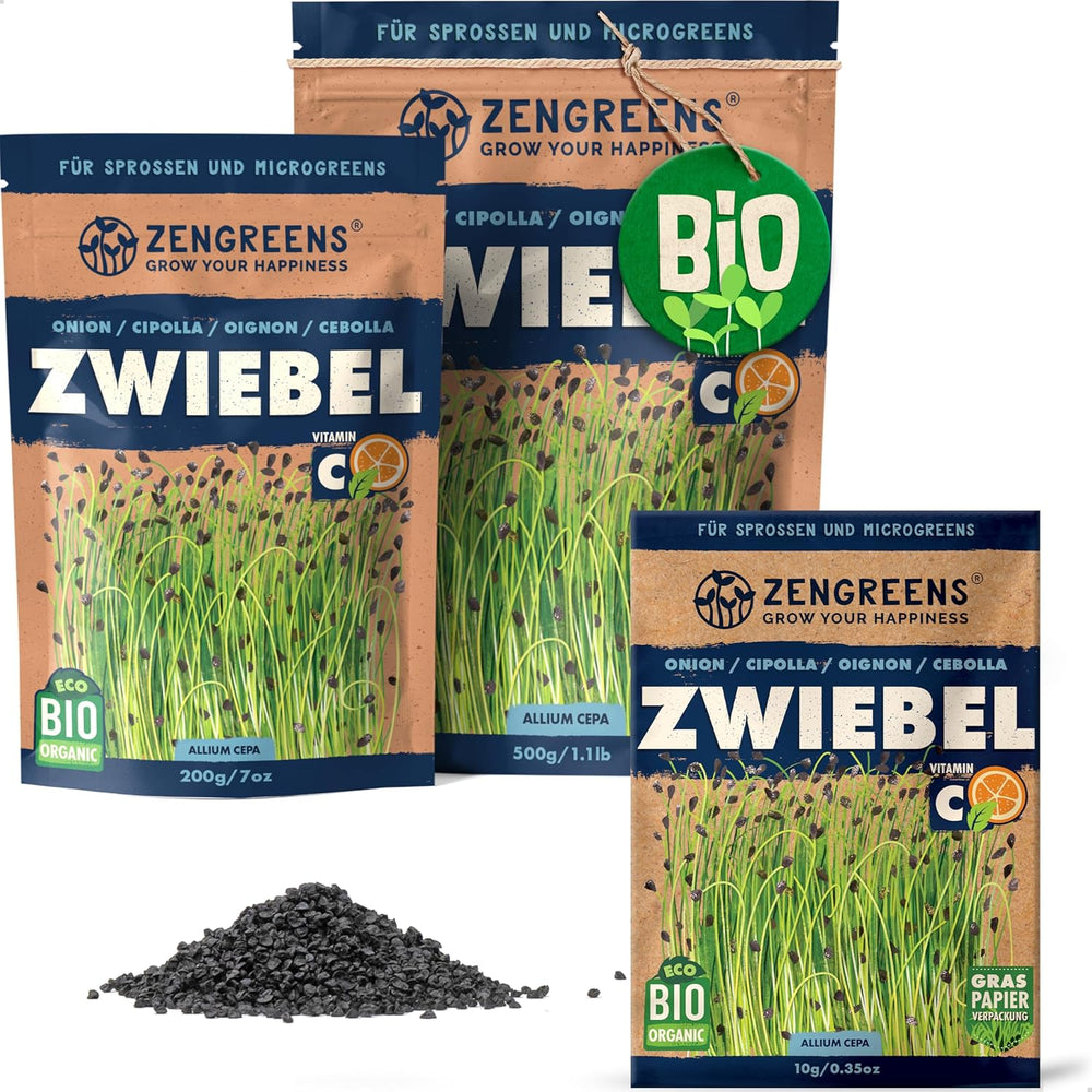 Bio Sonnenblumen Samen - Wähle Zwischen 10G, 200G Und 500G - Sonnenblume Mit Keimrate Von Über 97% - Keimsprossen - Sonnenblumensamen Zum Sprossen Ziehen - Wiederverschließbare Verpackung