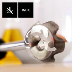 Taurus Standmixer 1000W | 20 Geschwindigkeitsstufen | Turbofunktion | 4 Edelstahlklingen | Ergonomisches Soft-Touch-Design | Spritzschutz | Zubehör | Edelstahl | Elektrisch |Kunststoff, Silber/Schwarz Mutter und Kind Naty Shop