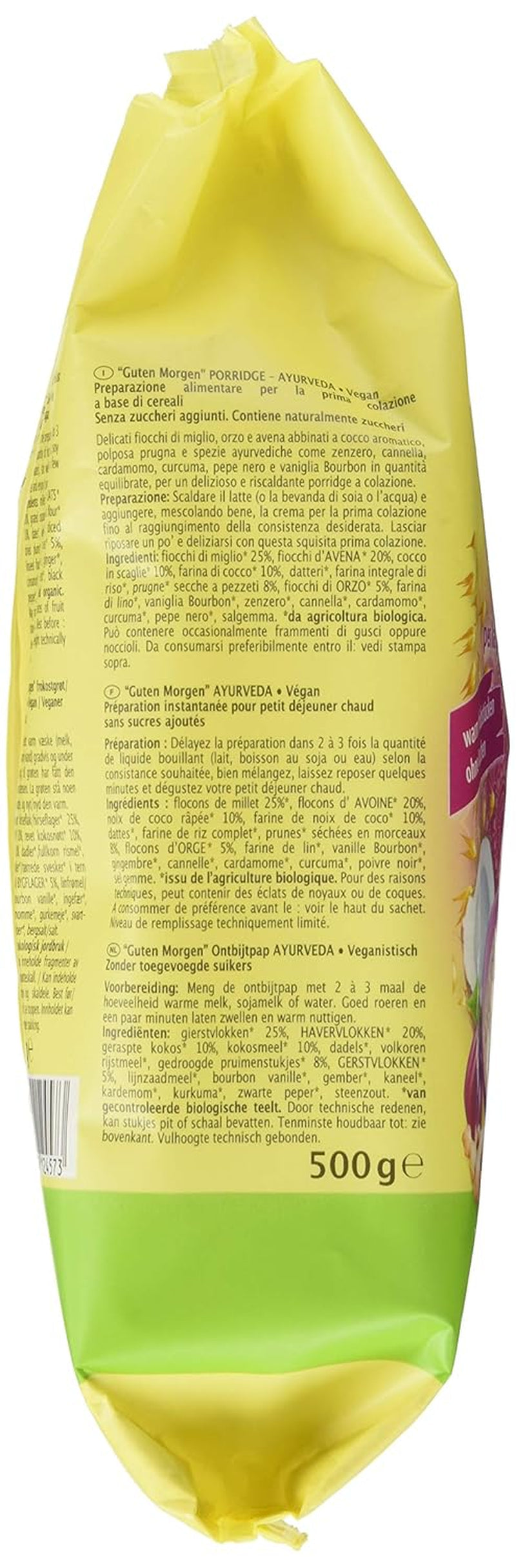 Terci de ovăz ayurvedic pentru micul dejun, 500 g