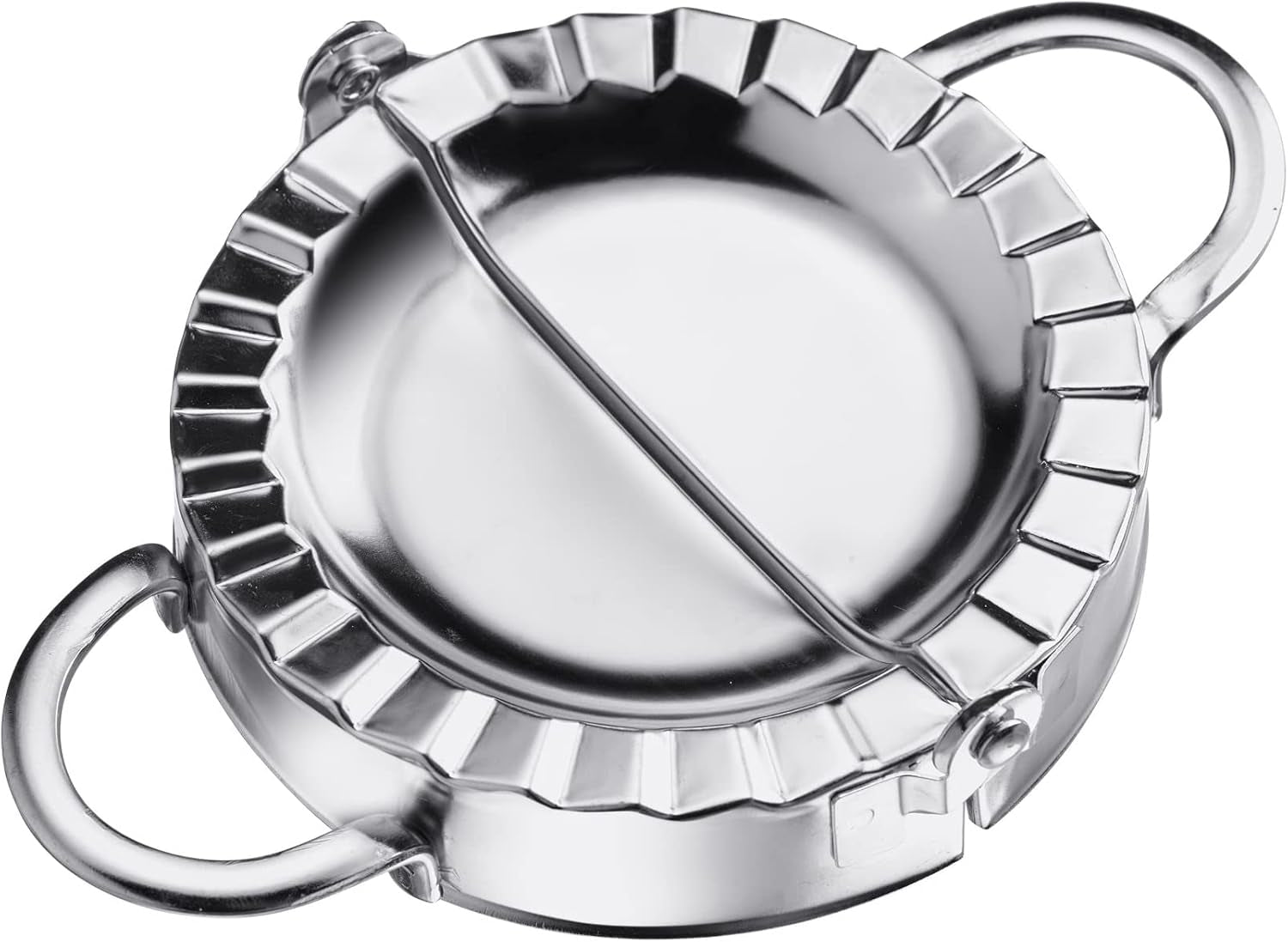 Formă pentru ravioli Westmark, Diametru: Ø 9,5 cm, Cu mânere practice, Oțel inoxidabil, Gina, Argintiu, 61362270