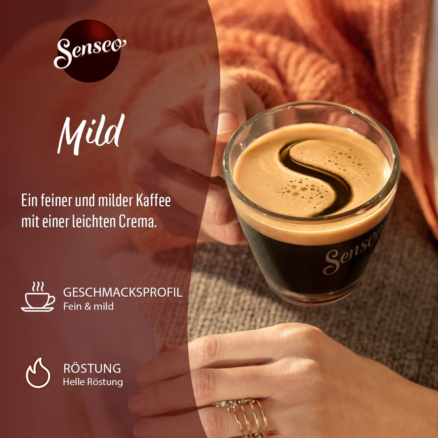 Senseo Pads Mild, Vorratspackung, 5 x 32 Getränke, 160 Kaffeepads