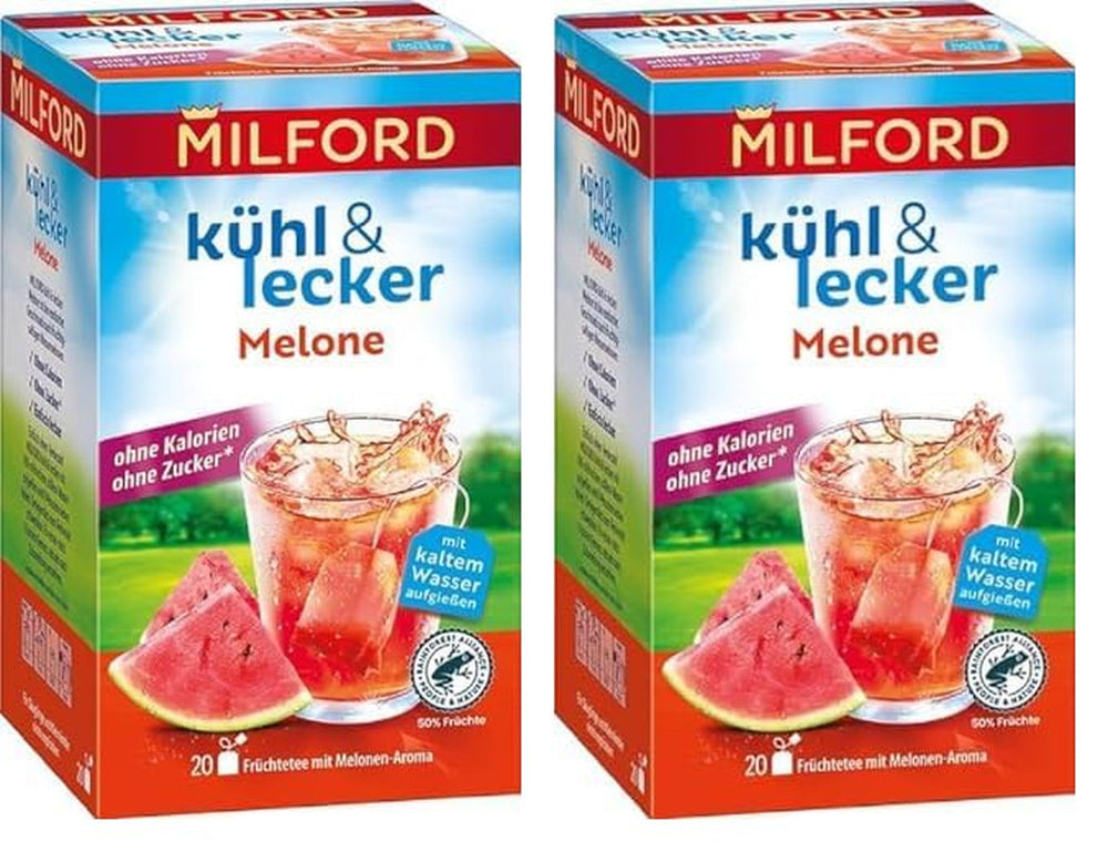 MILFORD Răcoritor și delicios Maracuja-Vanilie | Ceai de fructe cu aromă de maracuja-portocală-vanilie | 18 pliculețe de ceai