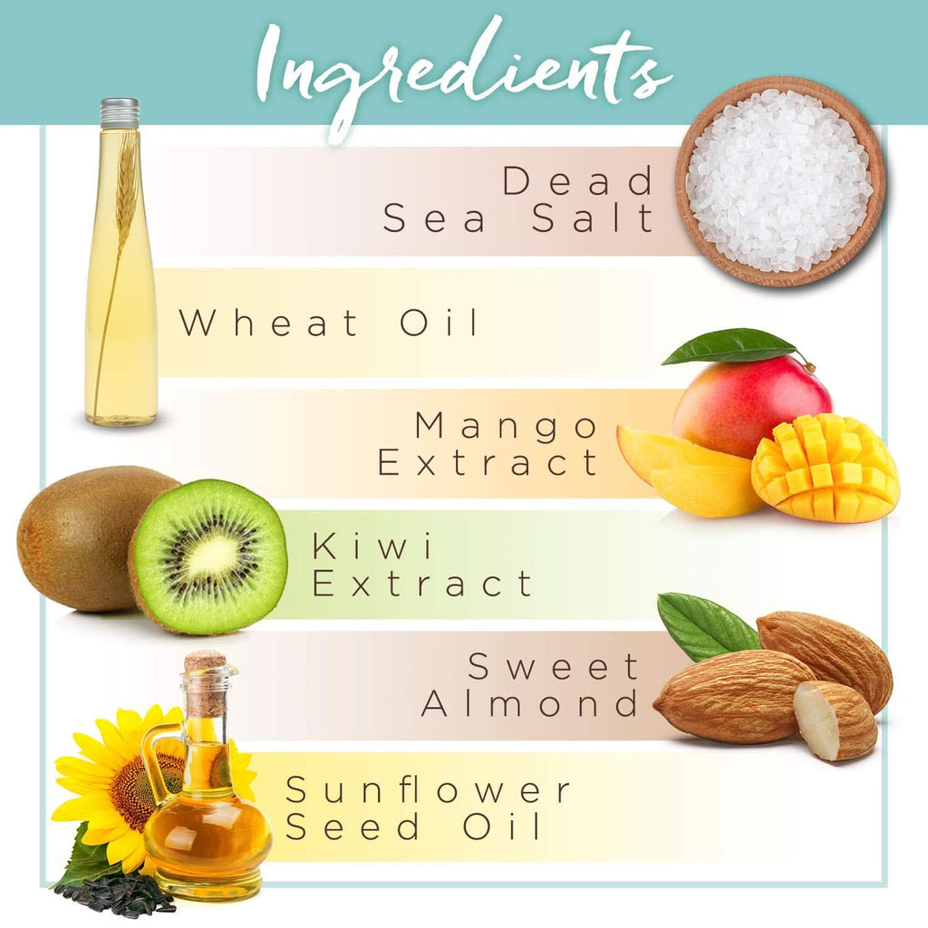 Pranaturals, Body Scrub cu sare de la Marea Moartă, 500 g Naty Shop