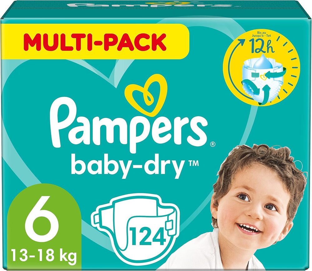 Scutece Pampers Baby-Dry mărimea 5, 174 de scutece, 11 kg - 16 kg, protecție împotriva scurgerilor de până la 100% și confort toată noaptea