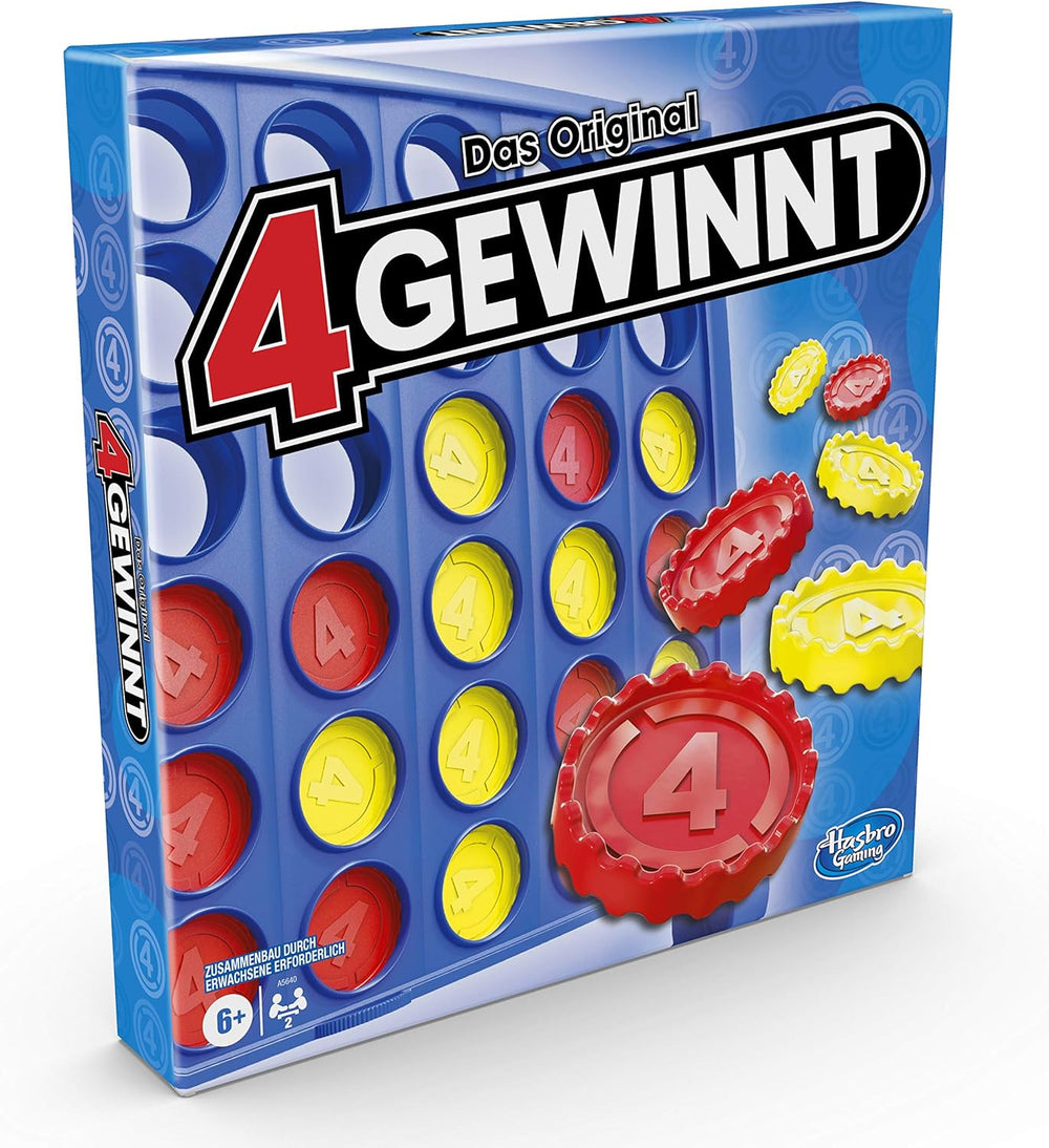 Connect Four-Strategiespiel, Brettspiel für 2 Spieler, endloser Spaß mit Freunden und Familie, perfekt als Partyspiel und für Multiplayer-Spaß, Geschenk für Kinder ab 6 Jahren