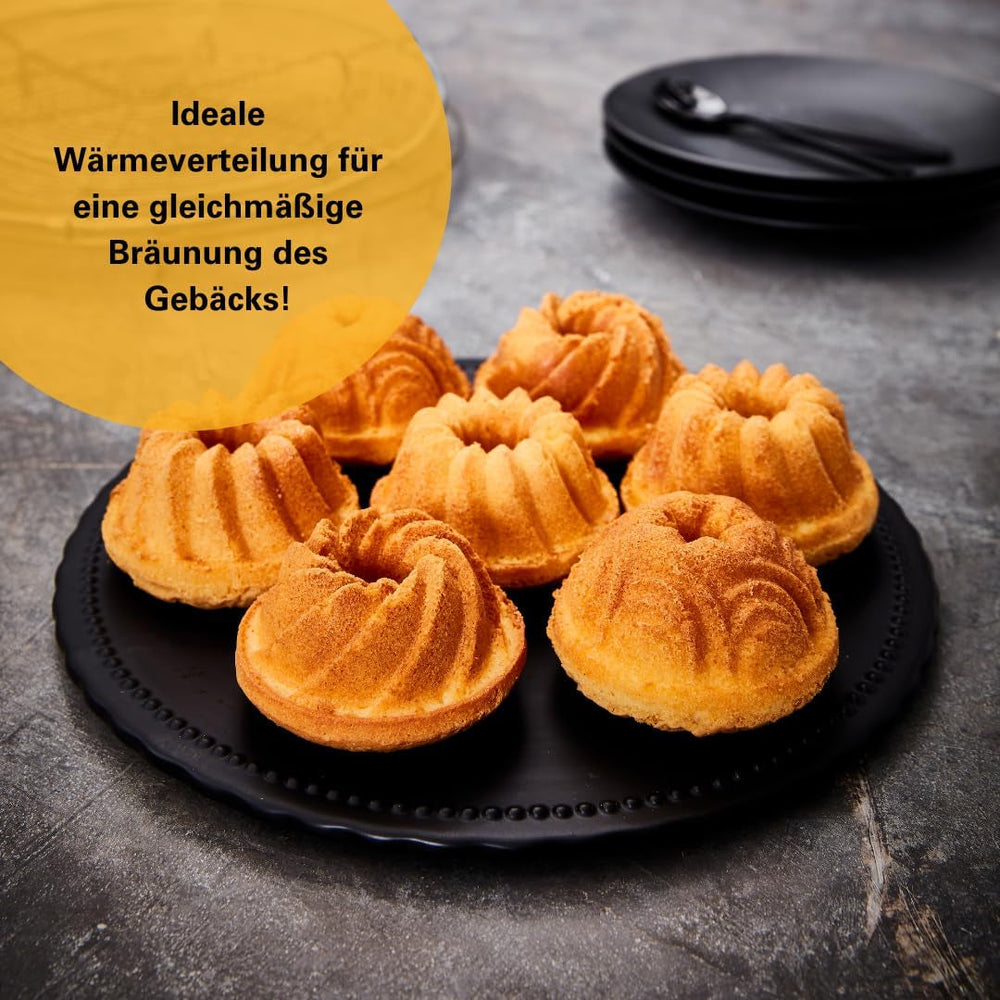 Birkmann, Contoura, Gugelhupfblech Violett, Backform Aus Aluguss, Mit Antihaftbeschichtung Und Rezept, 887077 Formen und Bleche zum Backen Naty Shop